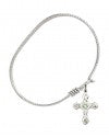 60363-STN8 Cross Bangle Bracelet, Available in multiple sizes and designs