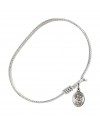 9004 St. Anthony of Padua Bangle Bracelet, Available in multiple sizes and designs