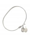 90198 St. Camillus of Lellis/Doctors Bangle Bracelet, Available in multiple sizes and designs