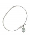 9022E St. Christopher Bangle Bracelet, Available in multiple sizes and designs