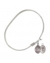 90222 St. Christopher / Army Bangle Bracelet, Available in multiple sizes and designs