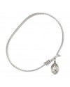 9047 St. Emily de Vialar Bangle Bracelet, Available in multiple sizes and designs