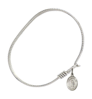 9053 St. Joan of Arc Bangle Bracelet, Available in multiple sizes and designs