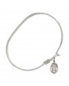 9091 St. Raymond Nonnatus Bangle Bracelet, Available in multiple sizes and designs