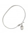 9104 St. Stephen the Martyr Bangle Bracelet, Available in multiple sizes and designs