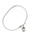 9121 St. Valentine of Rome Bangle Bracelet, Available in multiple sizes and designs