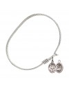 9143 St. Christopher/Dance Bangle Bracelet, Available in multiple sizes and designs