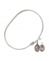 9149 St. Christopher/Track & Field Bangle Bracelet, Available in multiple sizes and designs