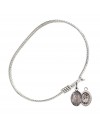 9152 St. Christopher/Golf Bangle Bracelet, Available in multiple sizes and designs