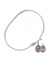 9157 St. Christopher/Swimming Bangle Bracelet, Available in multiple sizes and designs