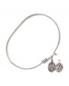 9160 St. Sebastian/Baseball Bangle Bracelet, Available in multiple sizes and designs