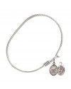 9167 St. Sebastian/Swimming Bangle Bracelet, Available in multiple sizes and designs