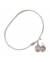 9174 St. Sebastian/Lacrosse Bangle Bracelet, Available in multiple sizes and designs