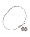 9195 St. Christopher / Field Hockey Bangle Bracelet, Available in multiple sizes and designs