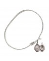 9196 St. Christopher / Fishing Bangle Bracelet, Available in multiple sizes and designs