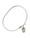 9274 St. Remigius of Reims Bangle Bracelet, Available in multiple sizes and designs