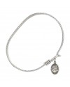 9279 St. Gabriel Possenti Bangle Bracelet, Available in multiple sizes and designs