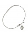 9295 Blessed Teresa of Calcutta Bangle Bracelet, Available in multiple sizes and designs