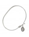 9336 St. Catherine of Sweden Bangle Bracelet, Available in multiple sizes and designs