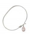 9353 St. Adrian of Nicomedia Bangle Bracelet, Available in multiple sizes and designs