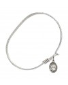 9357 St. John Chrysostom Bangle Bracelet, Available in multiple sizes and designs