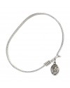 9363 St. Polycarp of Smyrna Bangle Bracelet, Available in multiple sizes and designs