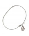 9412 St. Damien of Molokai Bangle Bracelet, Available in multiple sizes and designs