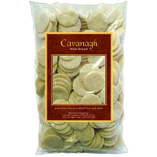 1-1/8" White Altar Bread - 500 / Bag - CAV118WBG