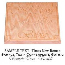 BKS10-2 Personalized Carved Bible Stand