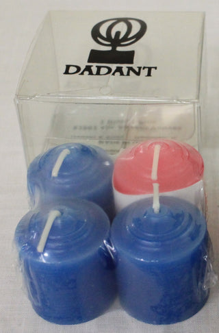 Advent 10 Hour Votives 3 Blue 1 Pink (4 pack) - 82802