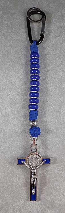 Mary's Blue Mantle One Decade Paracord Rosary