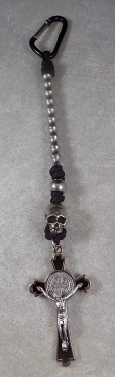 Memento Mori Single Decade Paracord Rosary