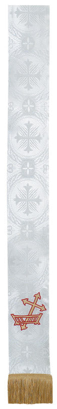 WHITE CROSS/CRIB BIBLE MARKER - BM70009CL