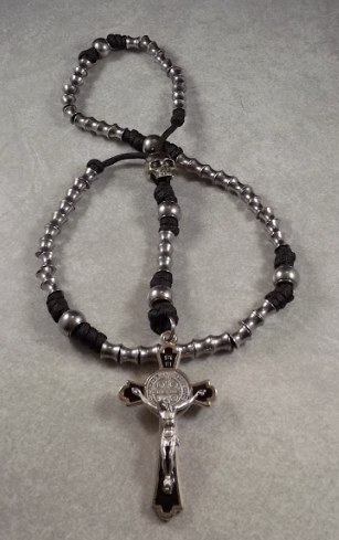 Memento Mori Bones Paracord Rosary