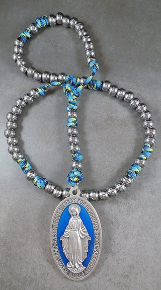 Miraculous Medal Paracord Rosary - BMMM