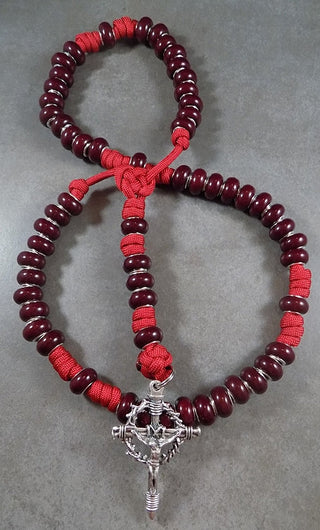 Spinis Coronatur Paracord Rosary - BMSPIN