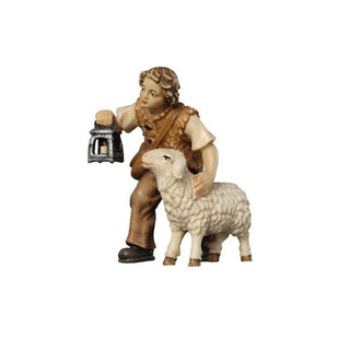 Boy With Sheep & Lantern - 801015