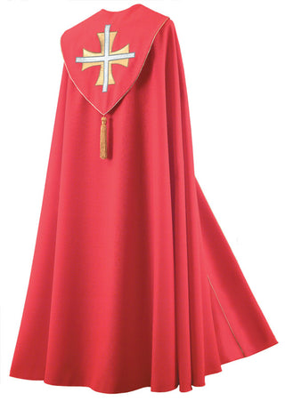 RED THOMAS CROSS COPE - C64122A