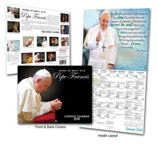 2018 POPE FRANCIS CALENDAR: WORDS OF MERCY