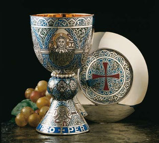 2332 Chalice & Paten - Fire Enamel Tassilo