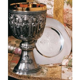2378 Chalice & Paten - Romanesque