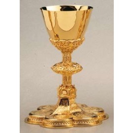 2938 Chalice & Paten - Gothic