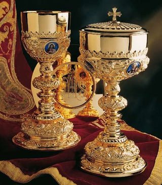 2502 Chalice & Paten - Baroque