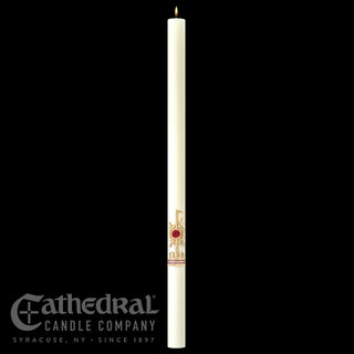 Holy Trinity - Sculptwax - Paschal Candle - CC-PASCHAL-HT