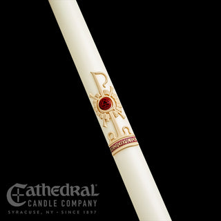 Holy Trinity - Sculptwax - Paschal Candle - CC-PASCHAL-HT