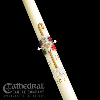 The Good Shepherd - Sculptwax - Paschal Candle - CC-PASCHAL-TGS