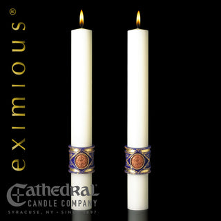 Complementing Altar Candles for Lilium Paschal Candle  - CC-PCAC-LIL
