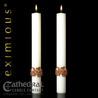 Complementing Altar Candles for Mount Olivet Paschal Candle  - CC-PCAC-MO