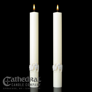 Complementing Altar Candles for The Good Shepherd Paschal Candle  - CC-PCAC-TGS
