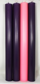 CC01-102 ADVENT CANDLES 1.5 X 15 3P1P